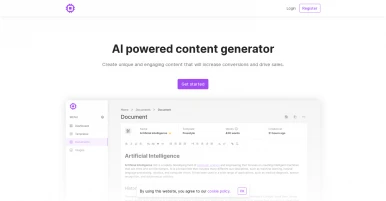 AI powered content generator