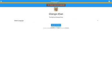 Ghengis Khan chatbot