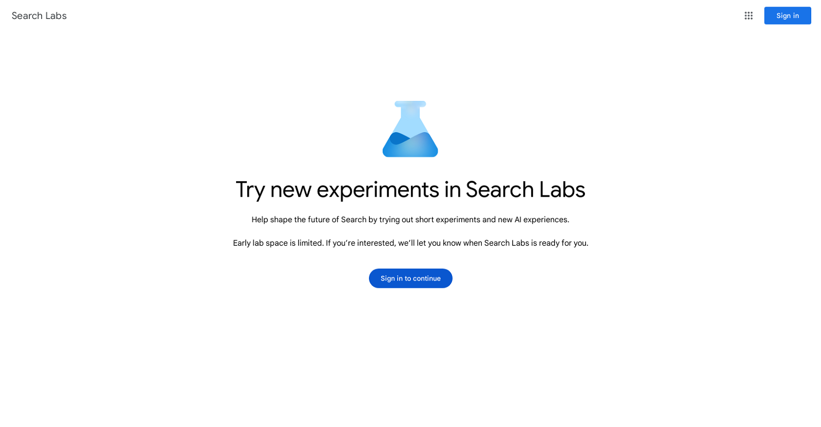 Google Search Labs