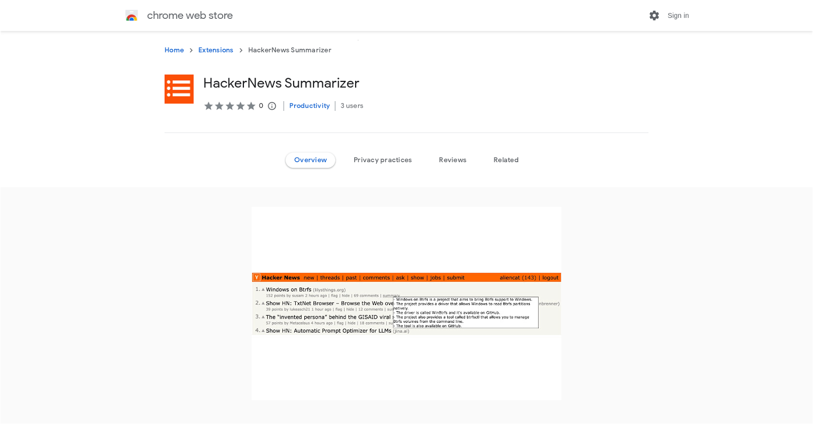 HackerNews Summarizer