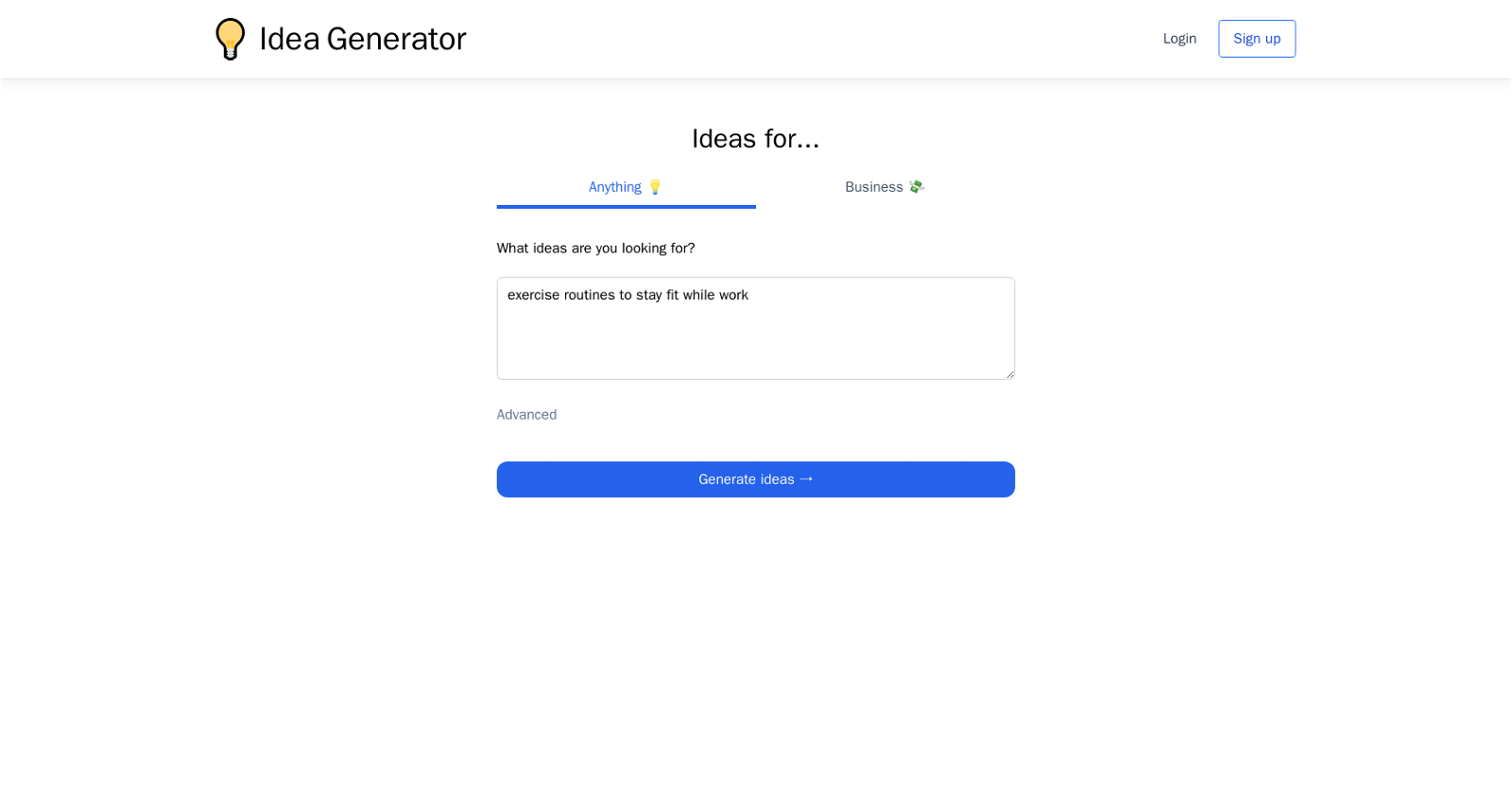 Idea Generator