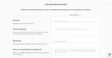 Job Description Generator