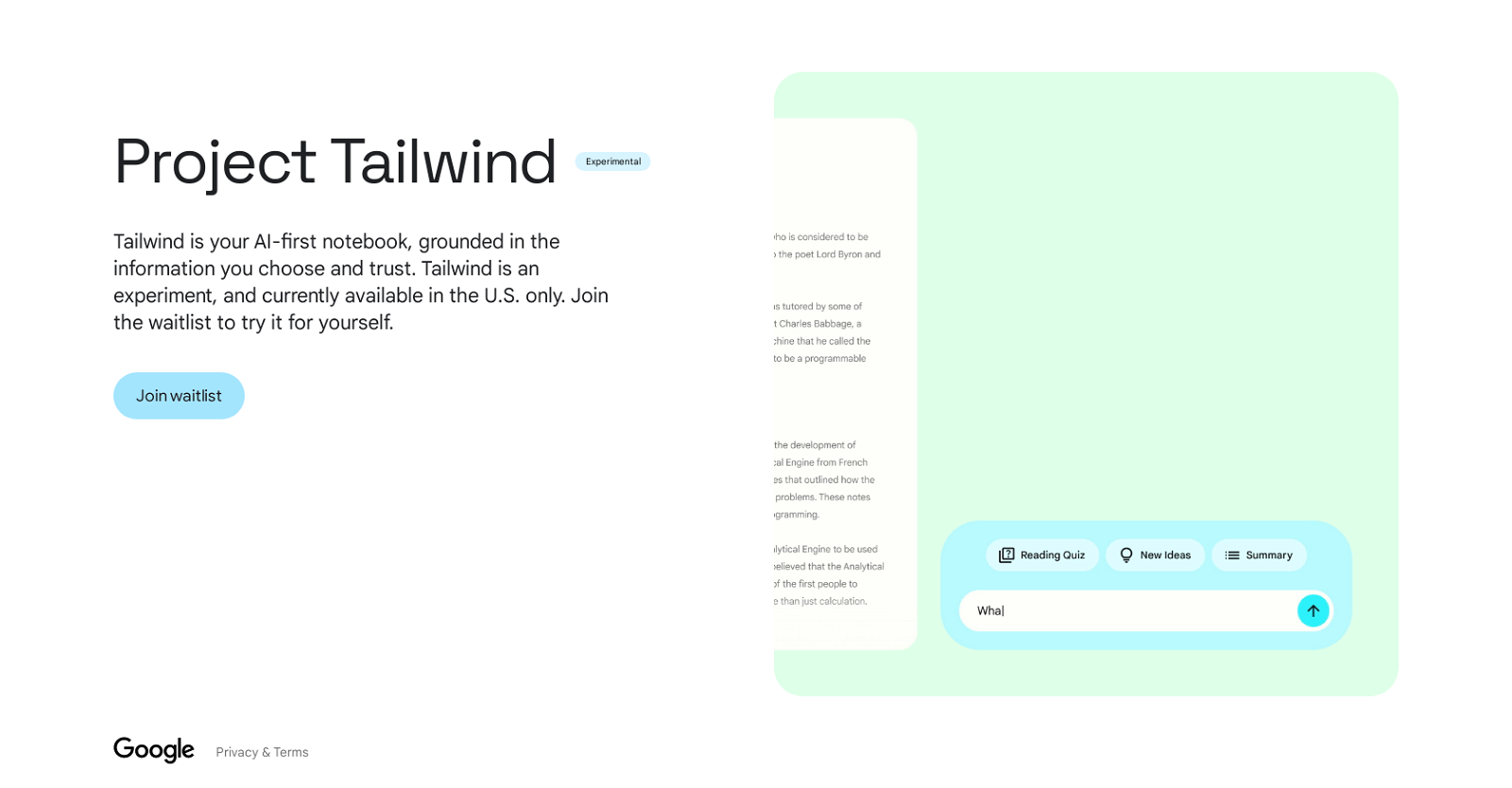 Project Tailwind