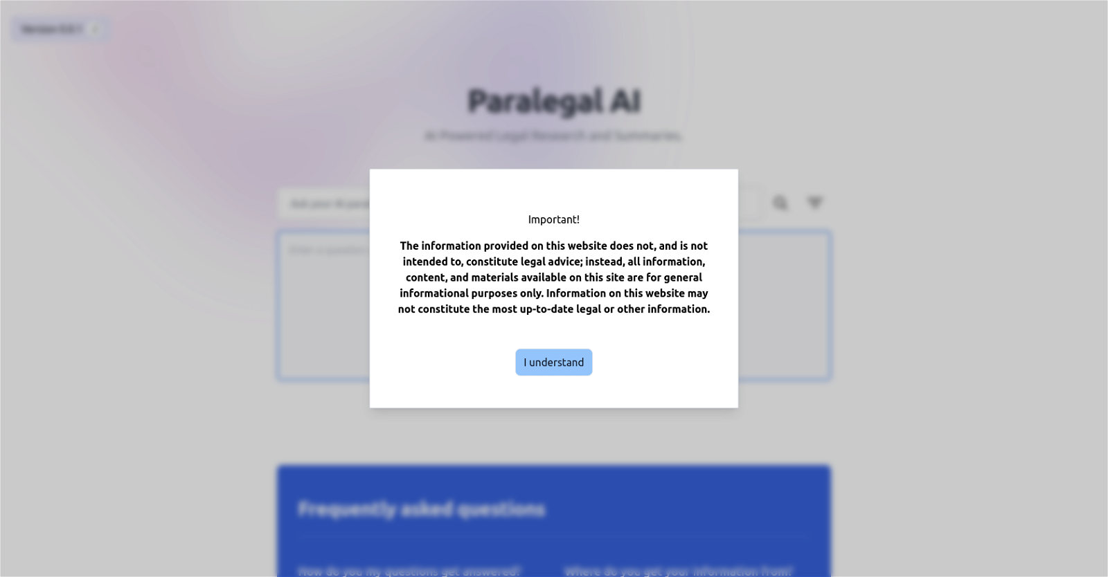 Paralegal AI