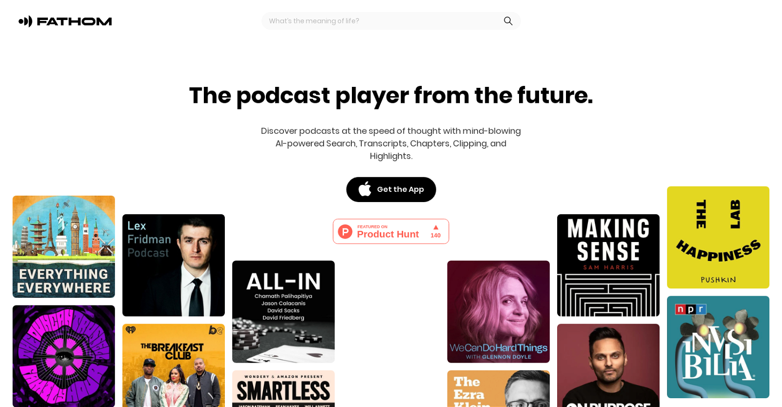 Fathom Podcast Player