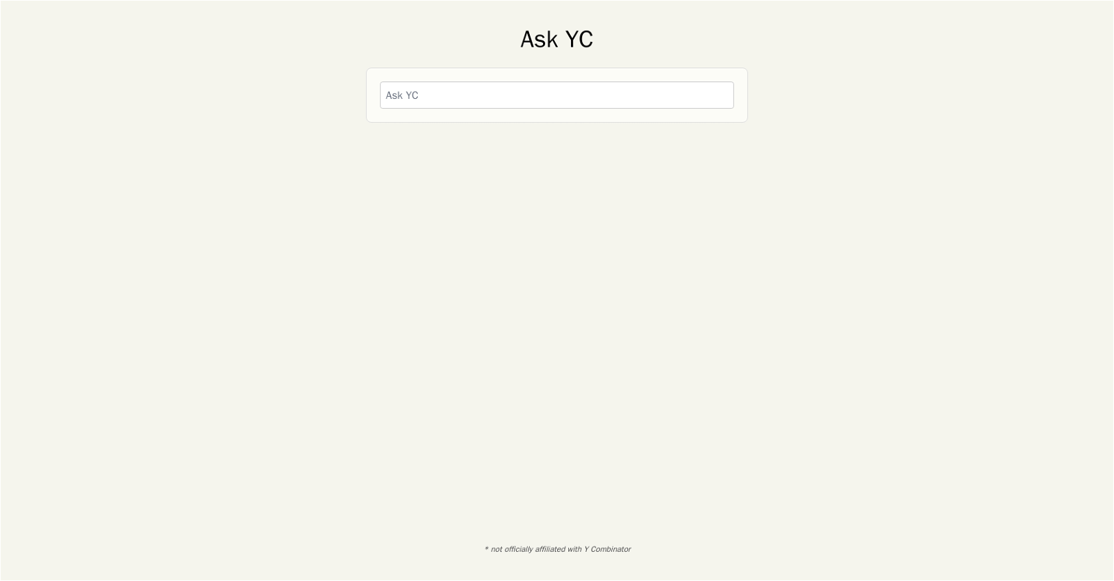 Ask YC