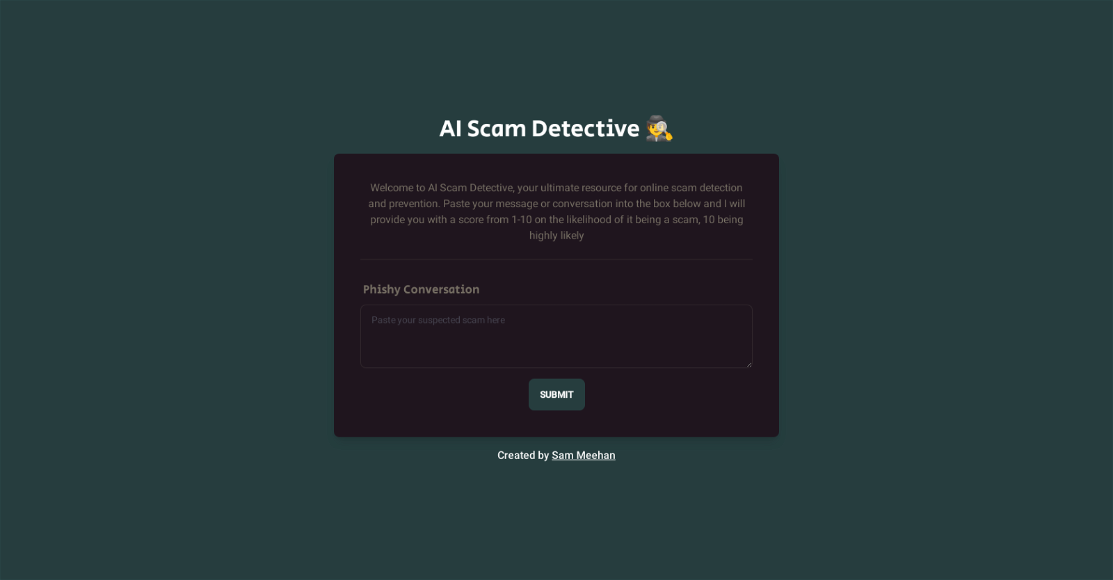 AI Scam Detective