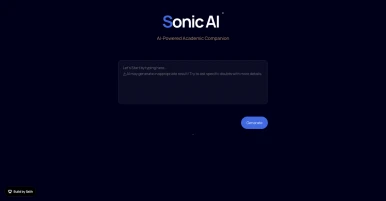 Sonic AI