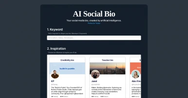 AI Social Bio