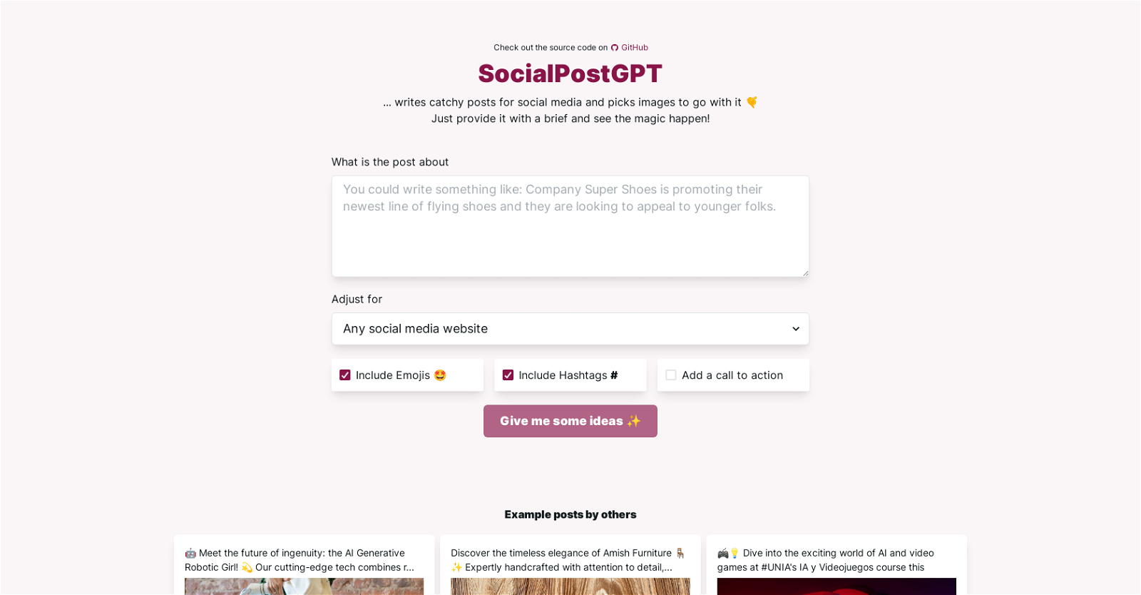 SocialPostGPT