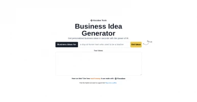 Business Idea Generator