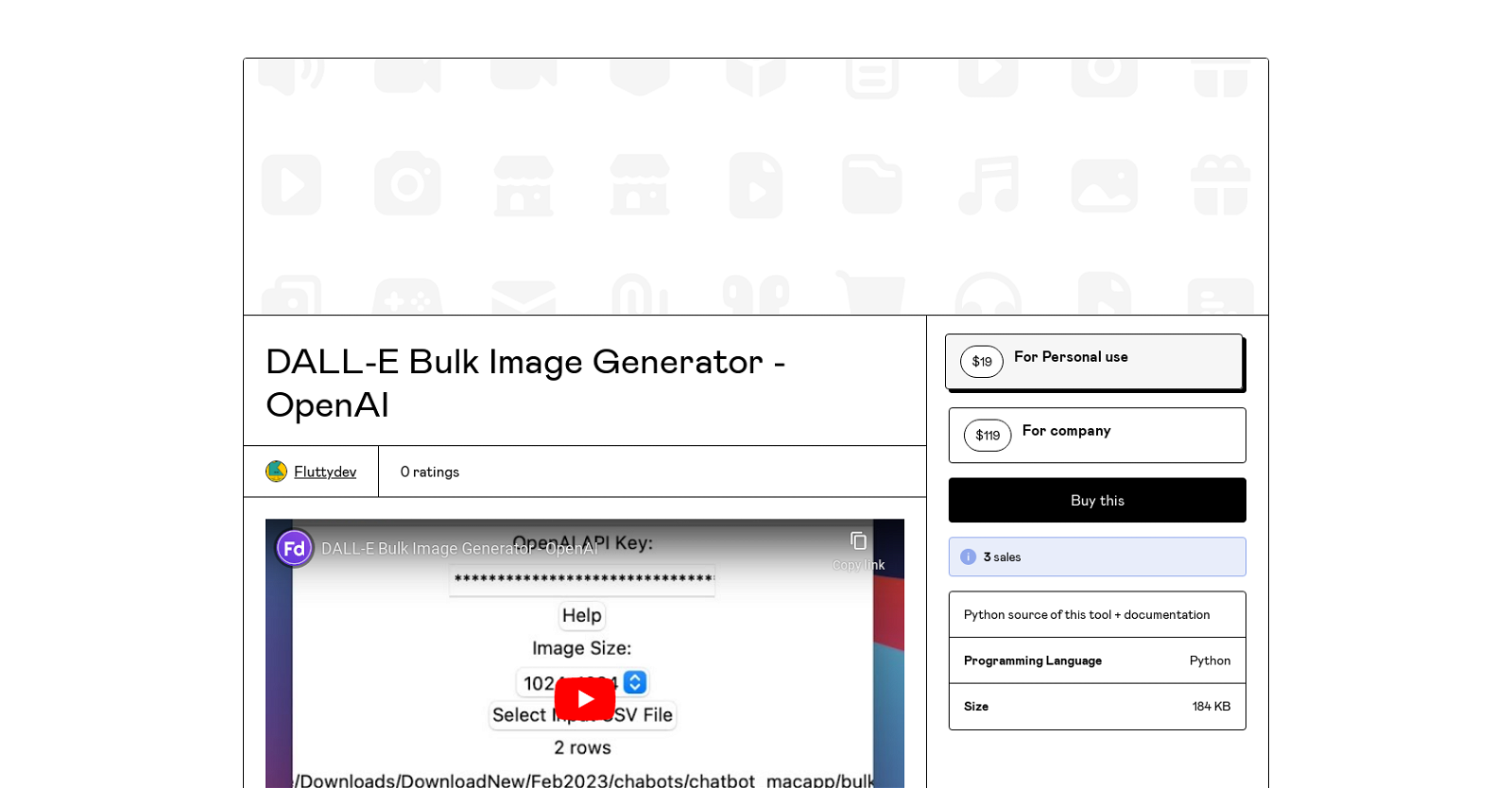 DALL-E Bulk Image Generator