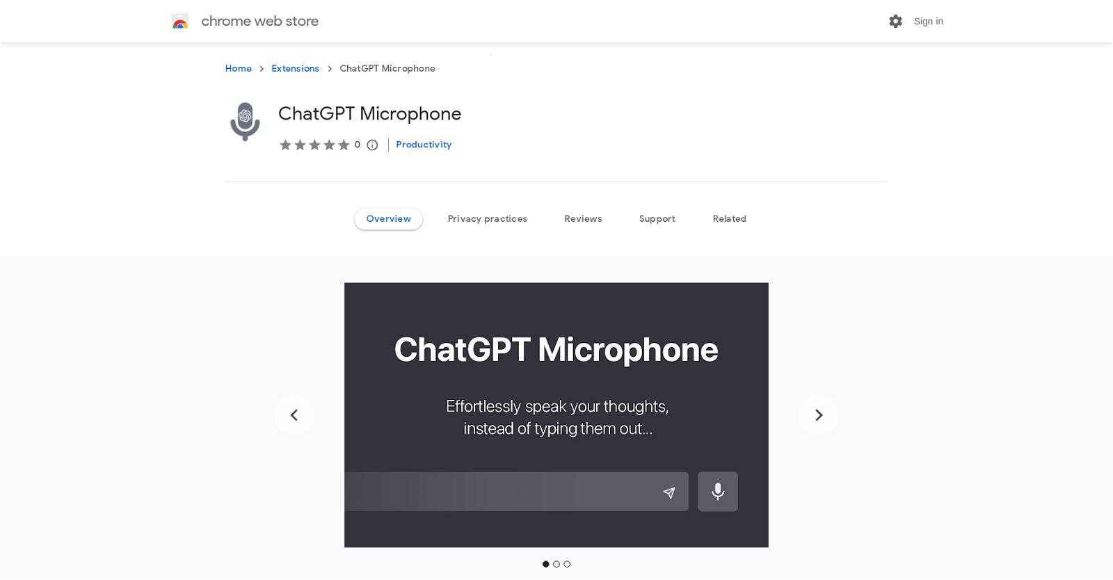 ChatGPT Microphone