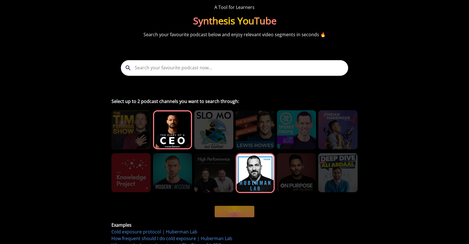 Synthesis Youtube