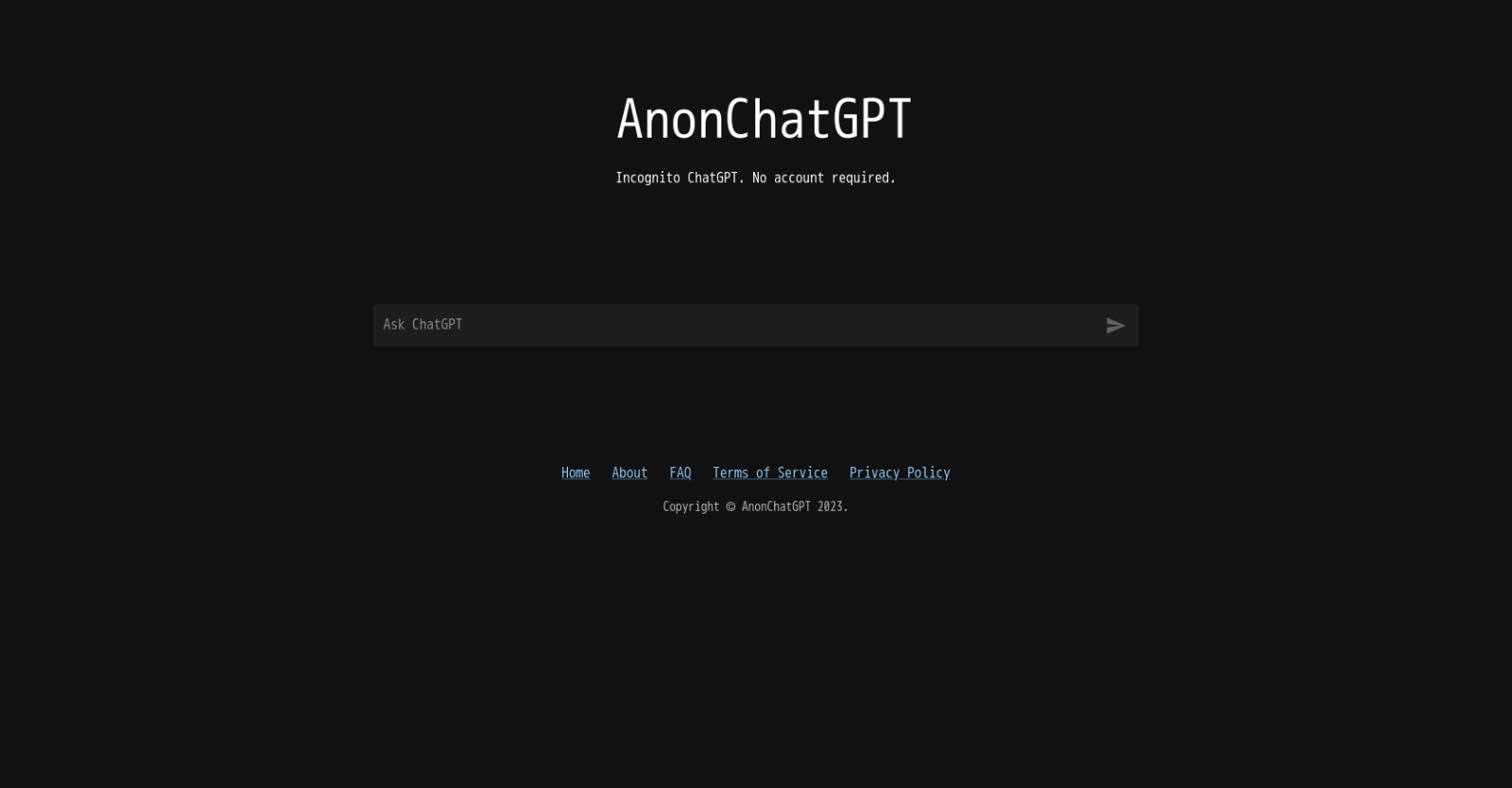 Anonchatgpt