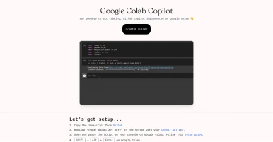 Google Colab Copilot